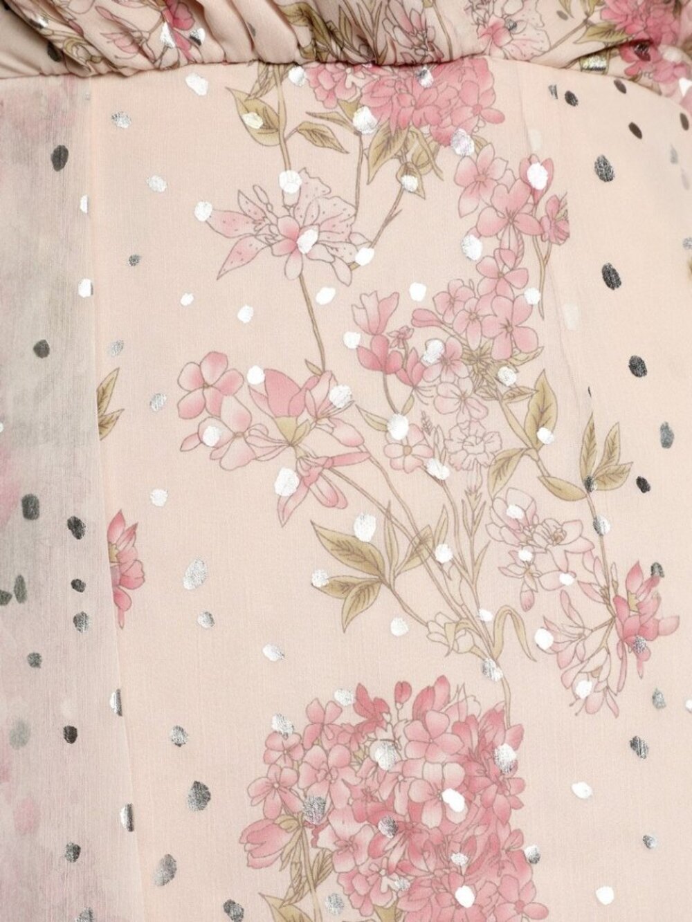 NWT Lulus Ready for Bliss Blush Pink Floral Print Tulip Mini Dress (size S) - Picture 5 of 9
